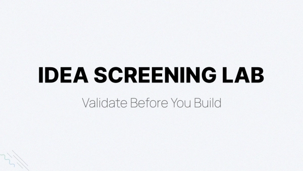 Idea Screening Lab