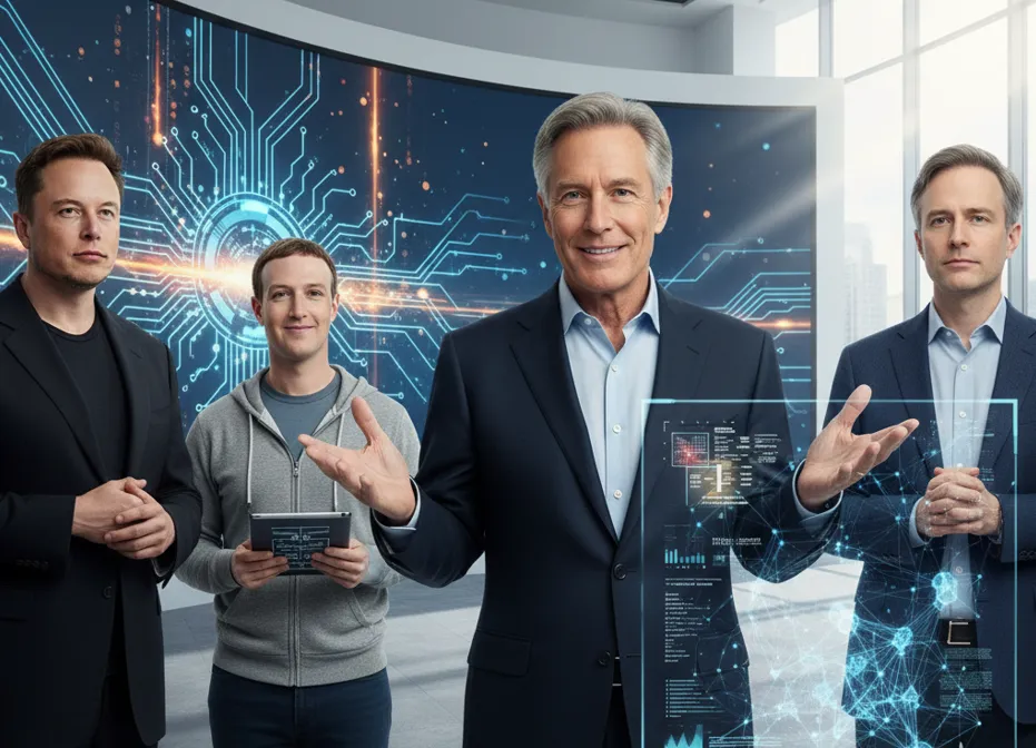 Larry Ellison Musk, Zuckerberg ve Altman'ı AI'nin En Akıllı Mühendisleri Olarak Övdü!