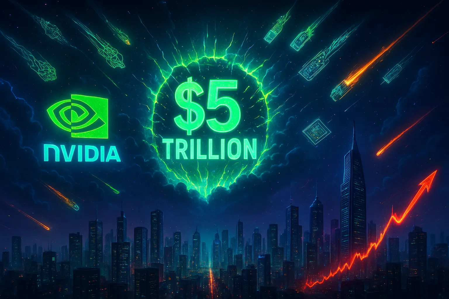 Nvidia Tarihin İlk 5 Trilyon Dolarlık Şirketi Oldu! Yapay Zeka Devrimi Zirveye Ulaştı