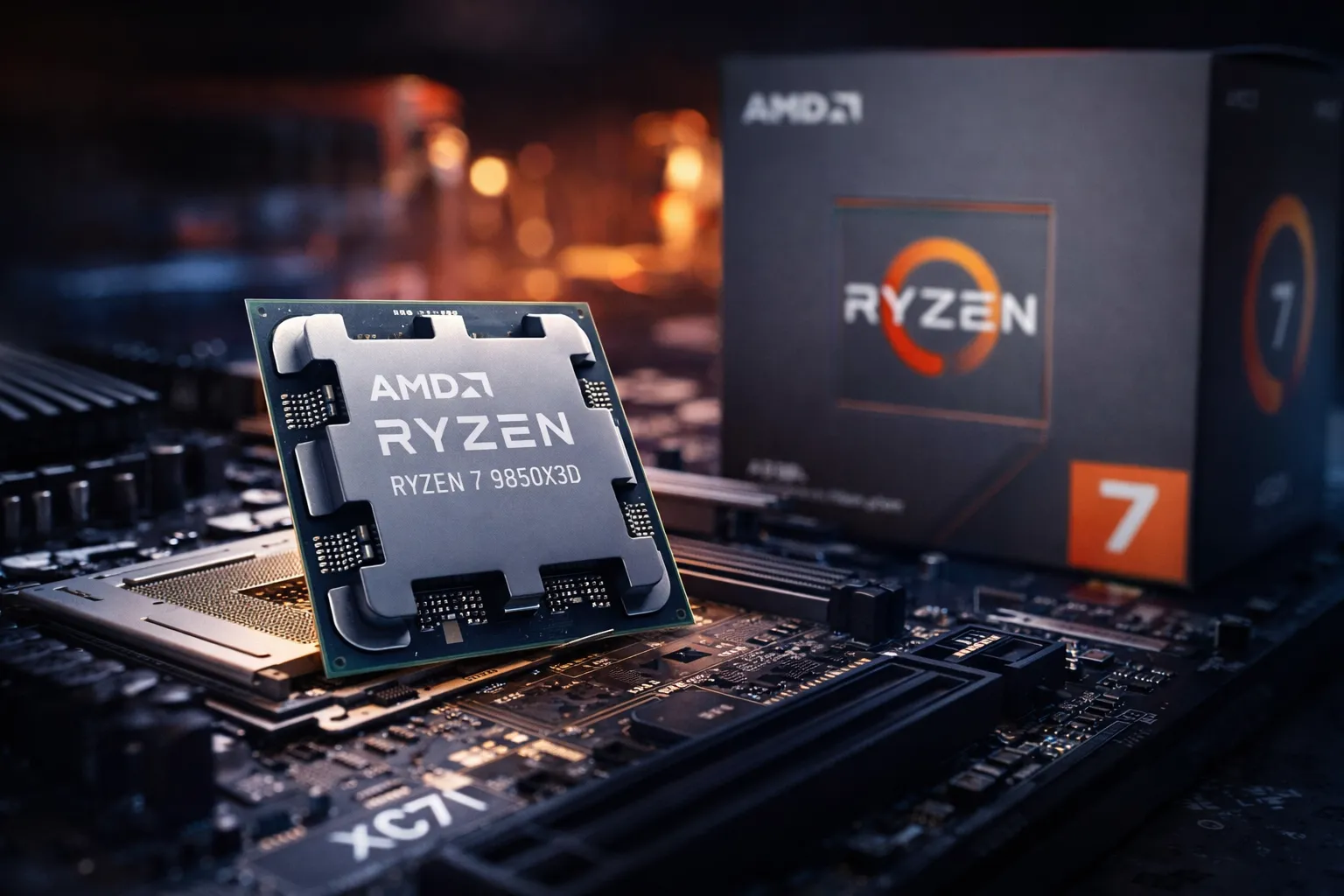 AMD Ryzen 7 9850X3D Sahneye Çıktı