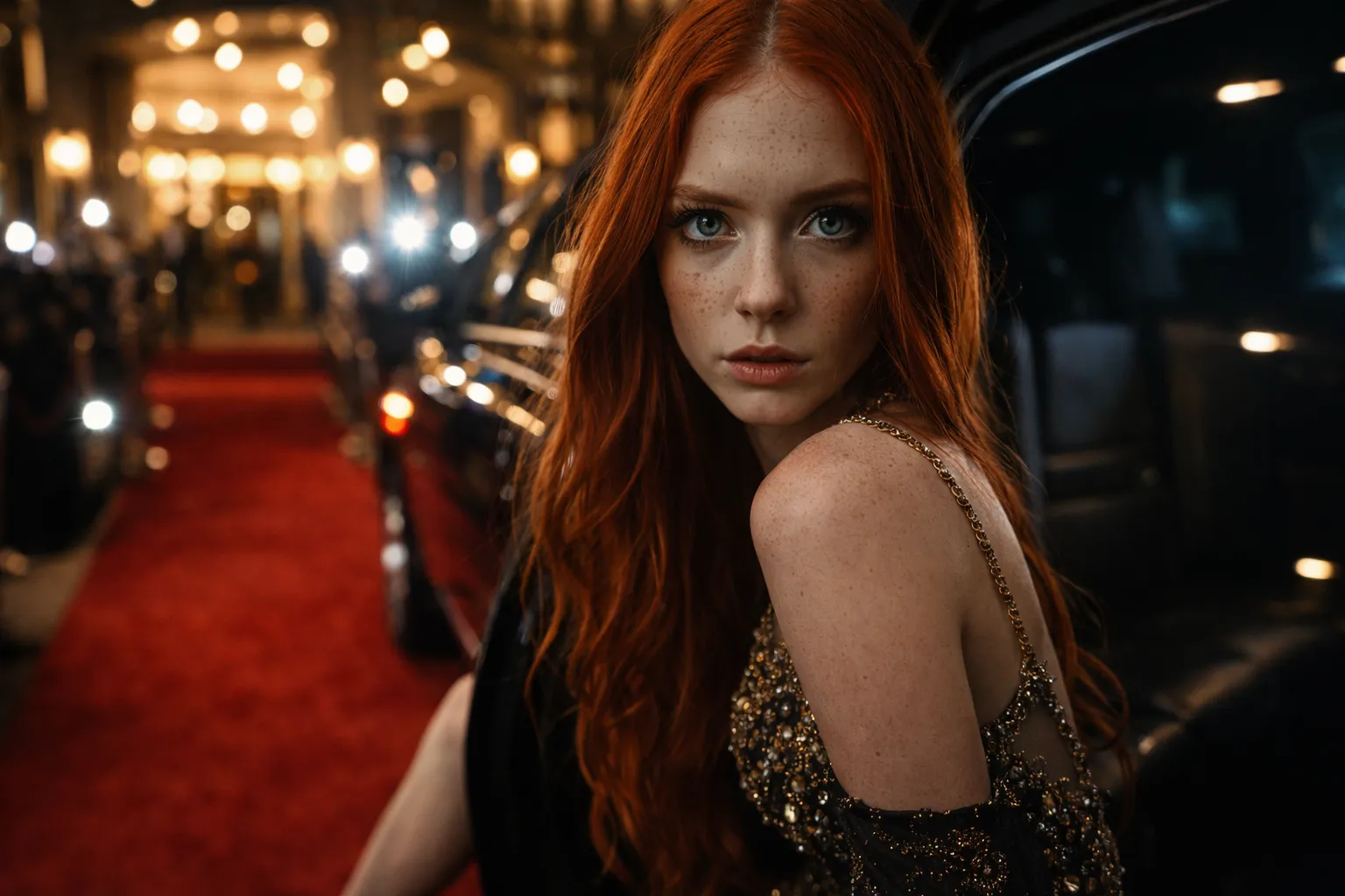 A Glamorous Night on the Red Carpet with Artificial Intelligence